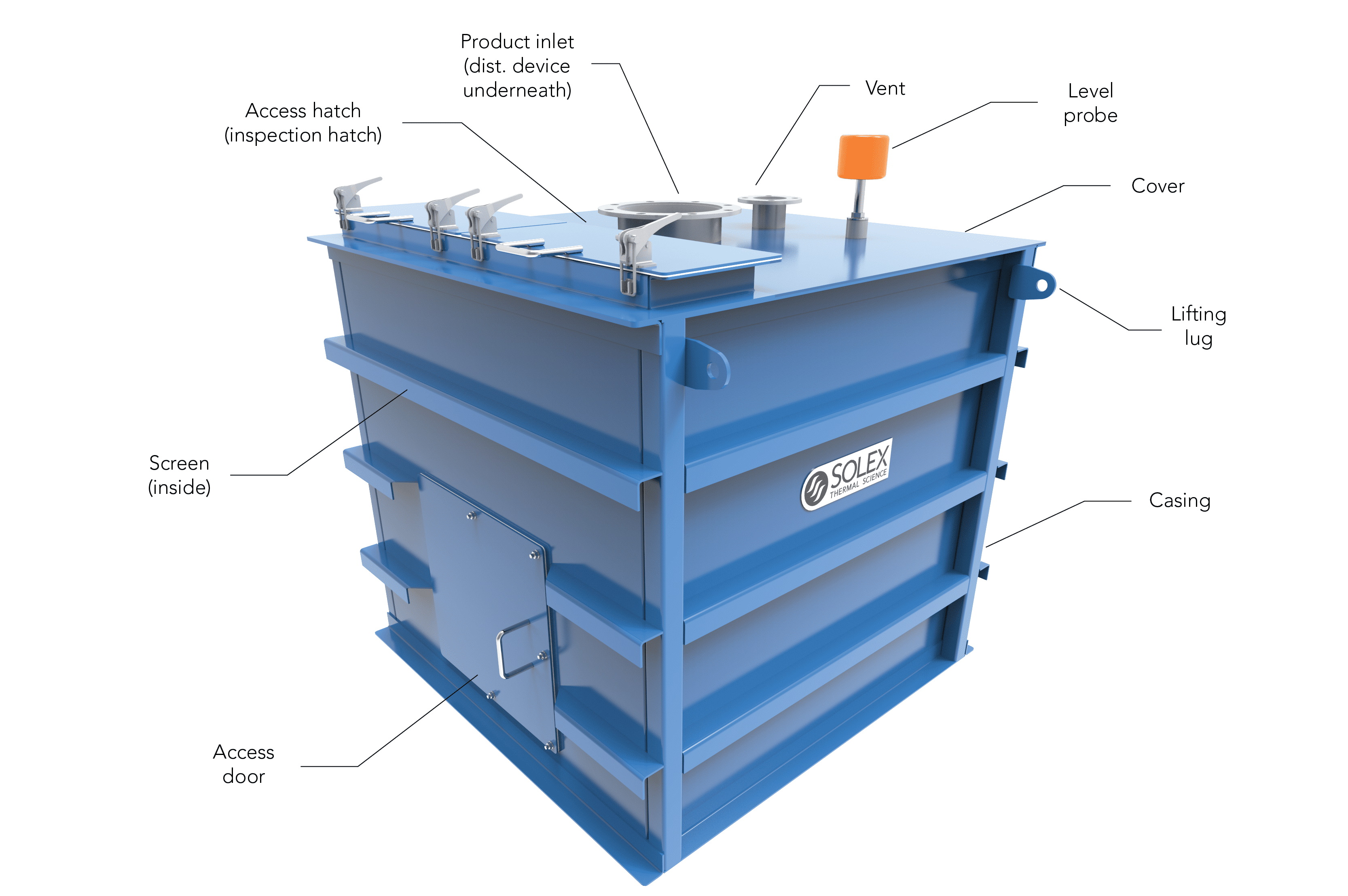 Solex Heat Exchanger  |  Inlet Hopper